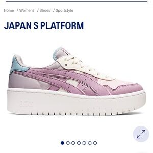 Asics Women's Sneakers - Purple and Blue